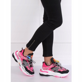 LA65P Fushia Trenéři černý růžový vícebarevný 1