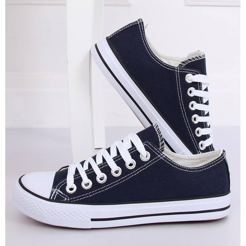 Tmavě modré dámské klasické tenisky 7050Y Dk Blue námořnická modrá 2