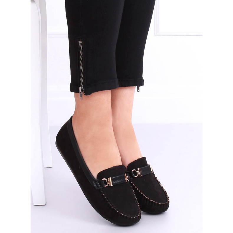 Černé dámské mokasíny FM3024 Black černý 1