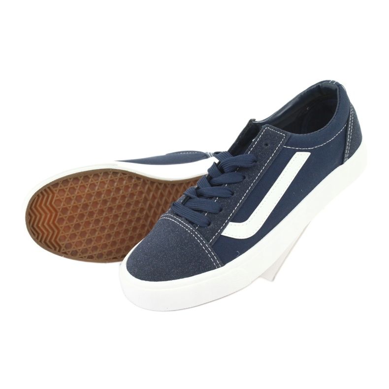 Atletico Dámské tenisky svázaly 18081 Navy Blue modrý 5