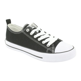 American Club Klasické svázané tenisky LH04/22 Black černý 1