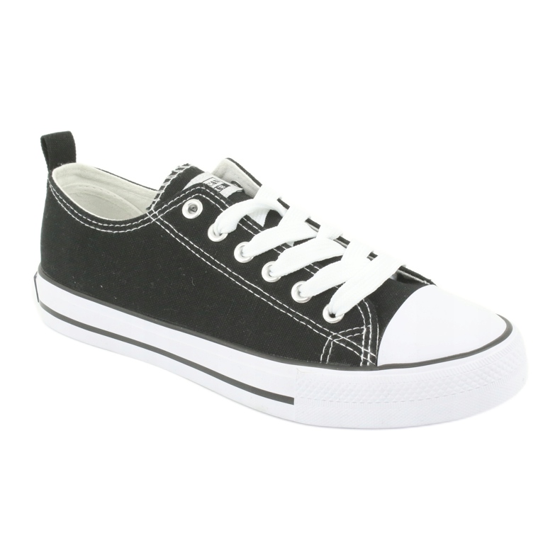 American Club Klasické svázané tenisky LH04/22 Black černý 1