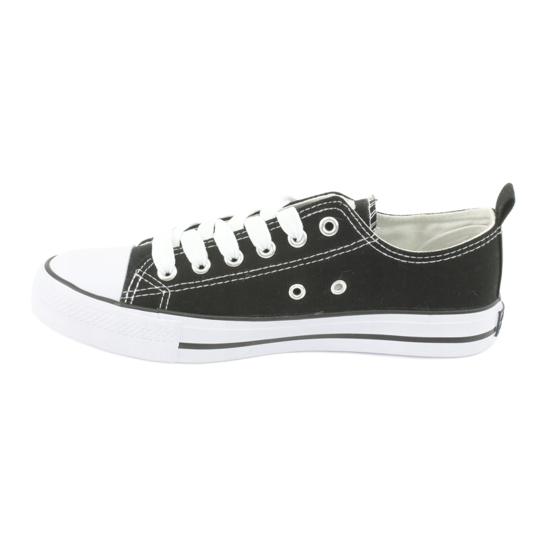 American Club Klasické svázané tenisky LH04/22 Black černý 2