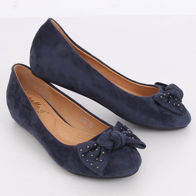 Tmavě modré balerínky FM217-13 Blue námořnická modř 2