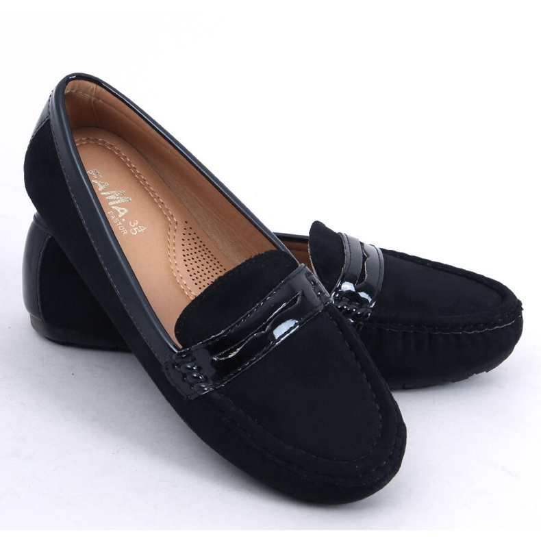 Černé dámské mokasíny FM2958-3 Black černý 2