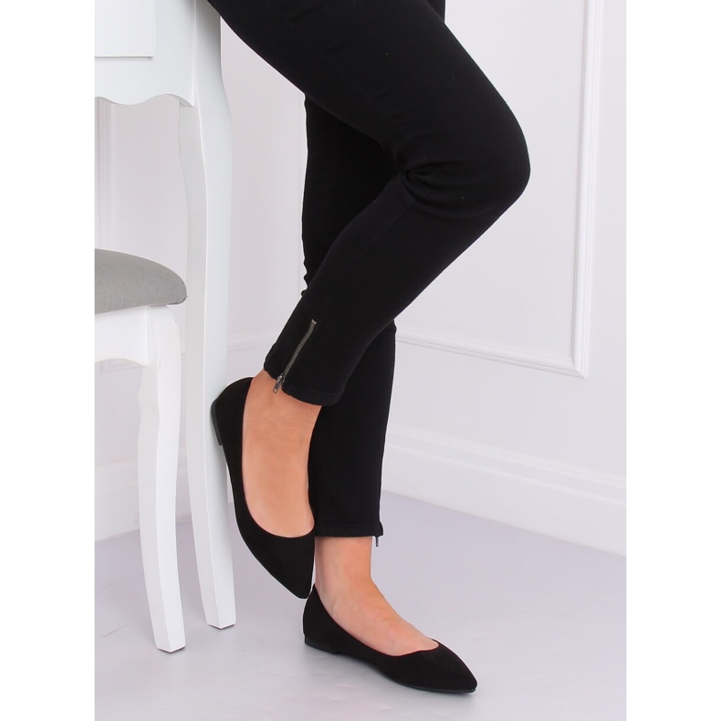 Černé dámské balerínky P3T1168-6 Black černá 1 Černé dámské balerínky P3T1168-6 Black černá 1
