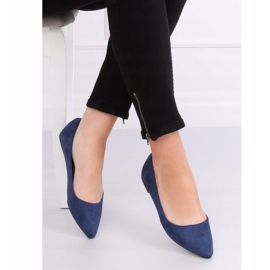 Tmavě modré balerínky P3T1168-6 Blue modrý 1