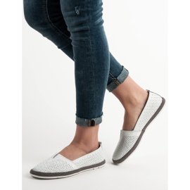 Goodin Prolamované baleríny bílý 2