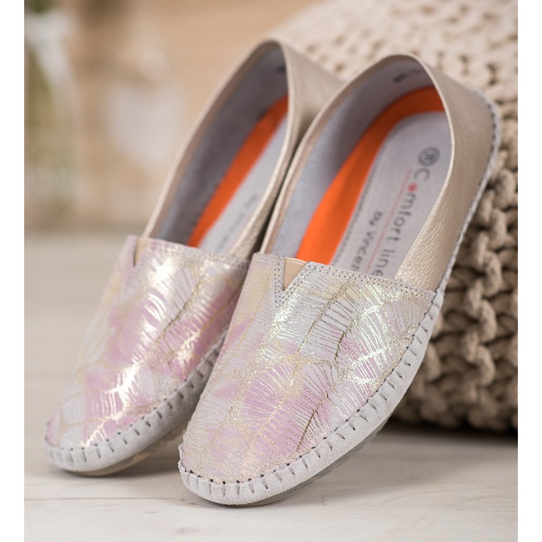 Kožené slipy VINCEZA žlutá 2