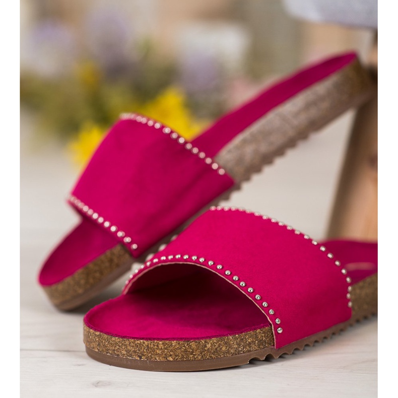 Goodin Semišové pantofle růžový 1