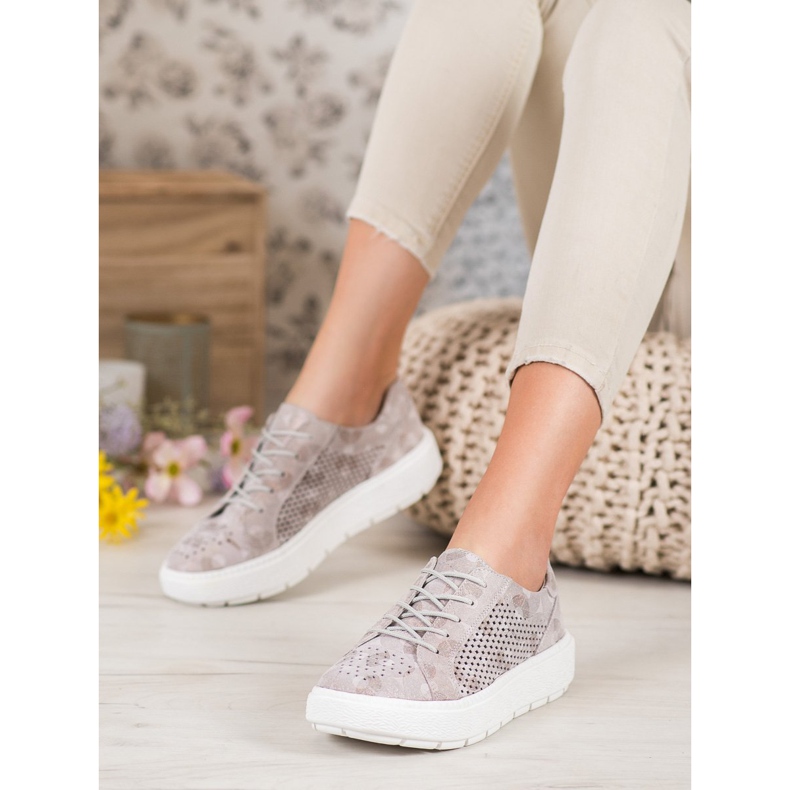 Goodin Šněrovací boty hnědý 2