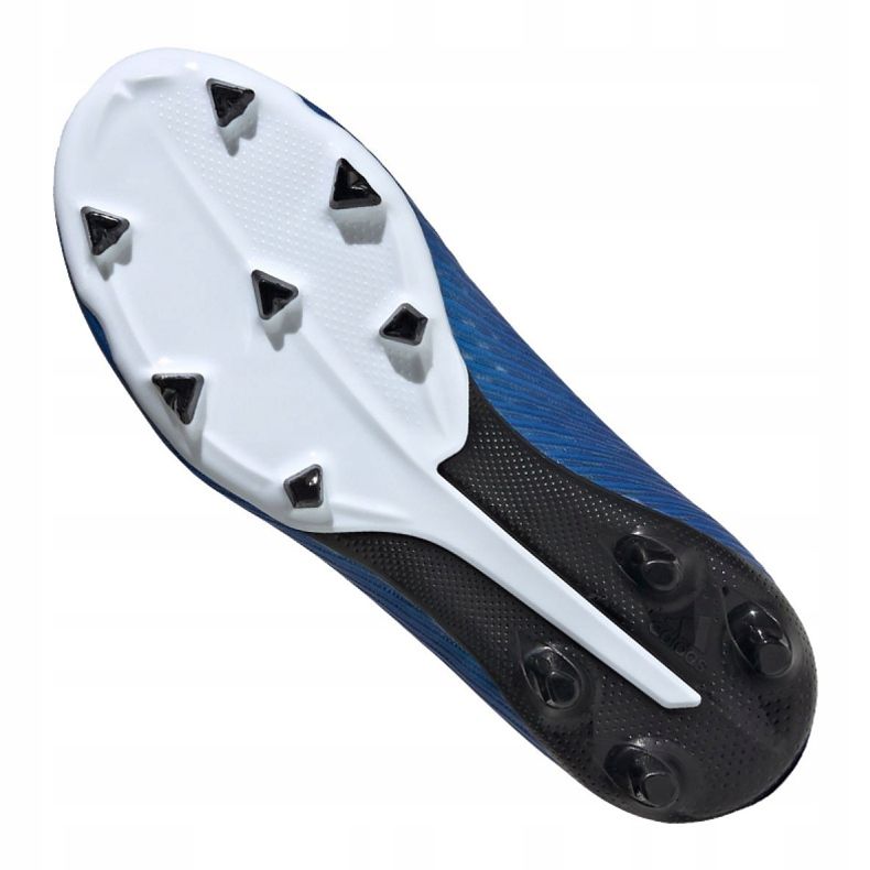 Boty Adidas X 19.1 Fg Jr EG7164 modrý modrý 2 Boty Adidas X 19.1 Fg Jr EG7164 modrý modrý 2