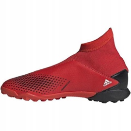 Kopačky Adidas Predator 20.3 Ll Tf Jr EF1949 červený červený 2