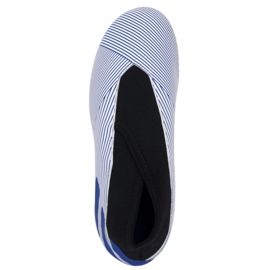 Kopačky Adidas Nemeziz 19.3 Ll Fg Jr EH0018 bílý bílý 1