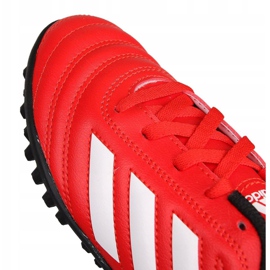 Kopačky Adidas Copa 20.4 Tf Jr EF1925 červený červený 2