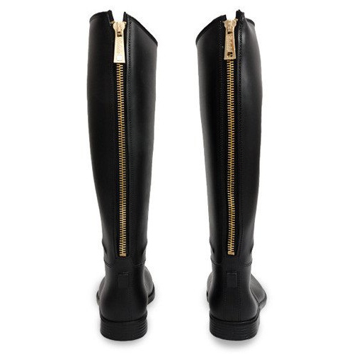 Vysoké jezdecké boty Itálie 659 Černá černý 1