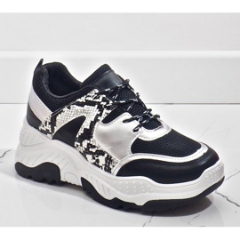 Černá sportovní obuv A88-56 had šedá 1