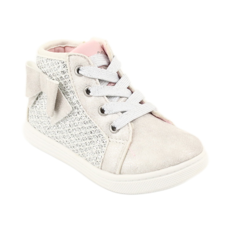 Dívčí sportovní boty American Club GC17 bílý šedá 1