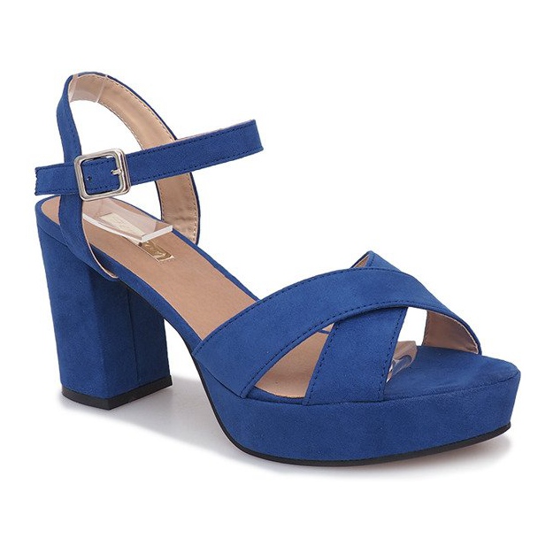 Sandály Enmore Blue Heel modrý 1