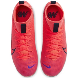 Kopačky Nike Mercurial Superfly 7 Academy FG / MG Jr AT8120-606 červený červený 1