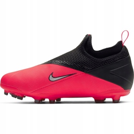 Kopačky Nike Phantom Vsn 2 Academy Df FG / MG Jr CD4059-606 vícebarevný červený 2