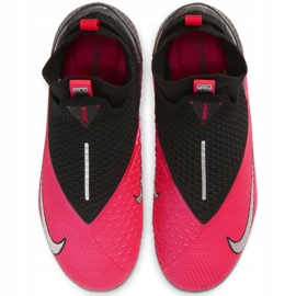 Kopačky Nike Phantom Vsn 2 Elite Df FG / MG Jr CD4062-606 červeno-růžová, černá růžový 1