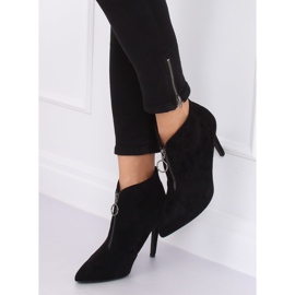 Černé boty na špendlíku černé A3-029 černé černá 1 Černé boty na špendlíku černé A3-029 černé černá 1