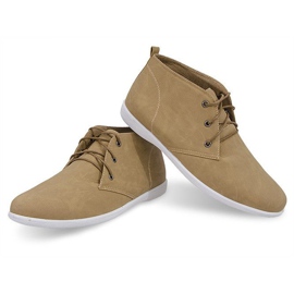 Vysoké elegantní boty 3569 Khaki 1