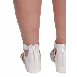 Římské sandály LEI-109 White bílý 1 Římské sandály LEI-109 White bílý 1