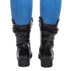 Teplé boty F19 černé černý 1