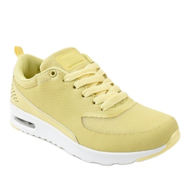 Béžová módní dámská sportovní obuv GF7811 béžový 1