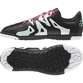Kopačky Adidas X 15.3 Tf Leather Jr AF4788 černý černý 1