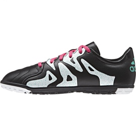 Kopačky Adidas X 15.3 Tf Leather Jr AF4788 černý černý 2