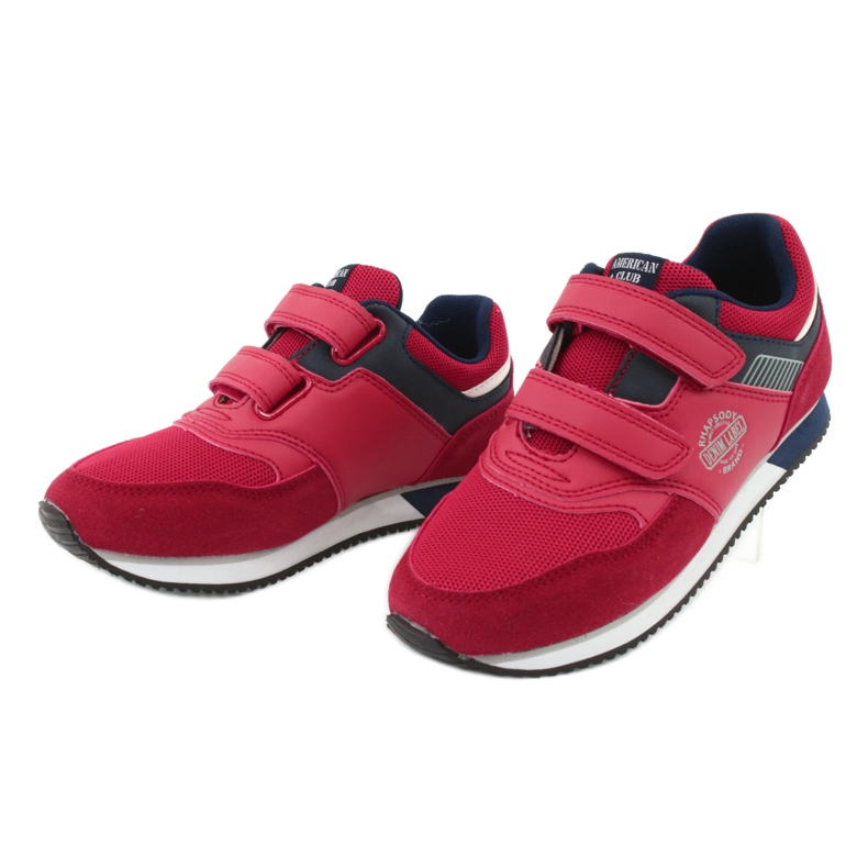 American Club Americká červená sportovní obuv RH20 bílý červené námořnická modrá 3