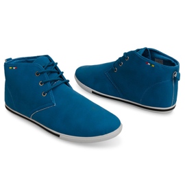 Skate 66511 Modré vysoké tenisky modrý 3