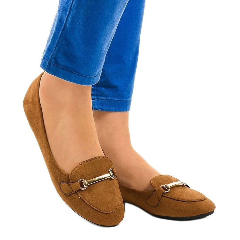 BM Hnědé mokasíny baletek 2S2018-56 hnědý 1