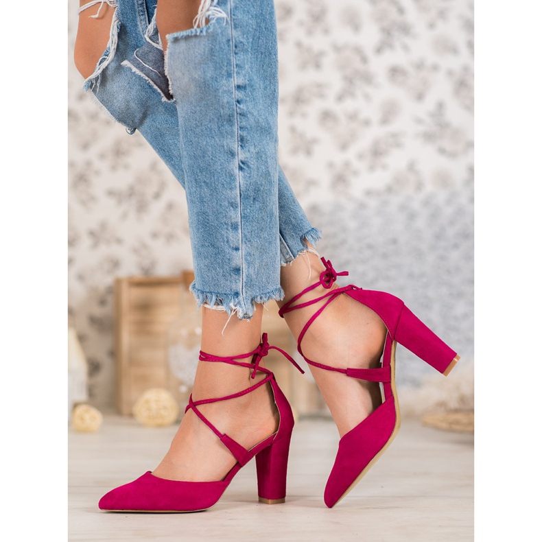 Goodin Svázaná čerpadla růžový 1