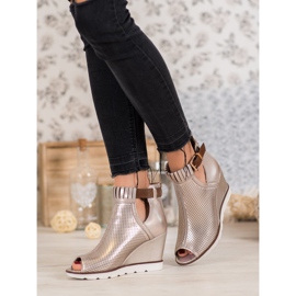 Filippo Zlaté kotníkové boty zlatý 1