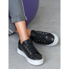 SDS Sportovní tenisky na platformě černý 1