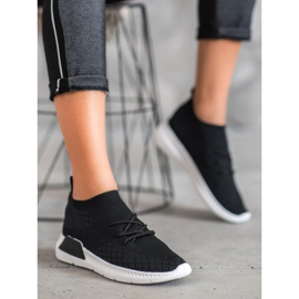 SDS Nazouvací sportovní obuv černá 1