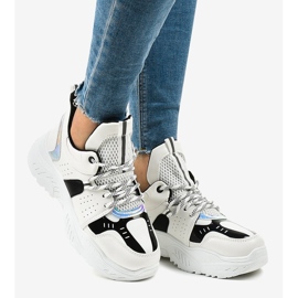 Bílé sportovní tenisky K-505 bílý 1