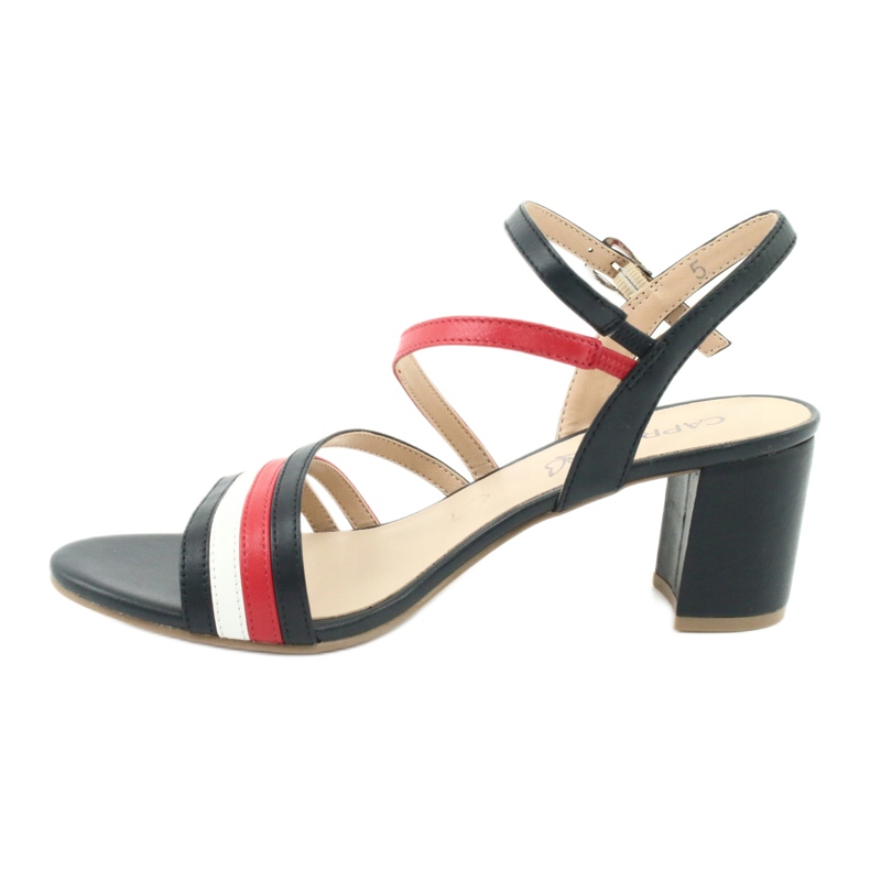 Dámské sandály Caprice 28304 bílý červené námořnická modrá 2