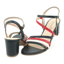 Dámské sandály Caprice 28304 bílý červené námořnická modrá 4