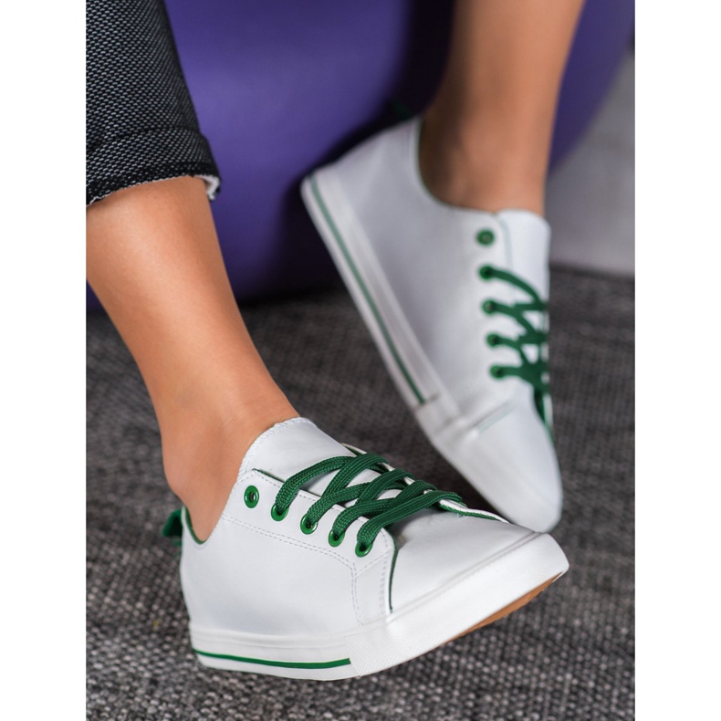 SHELOVET Pohodlné tenisky bílý 2