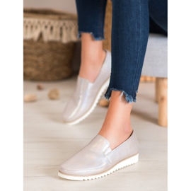 Sergio Leone Zlaté nazouvací boty hnědý žlutá 2