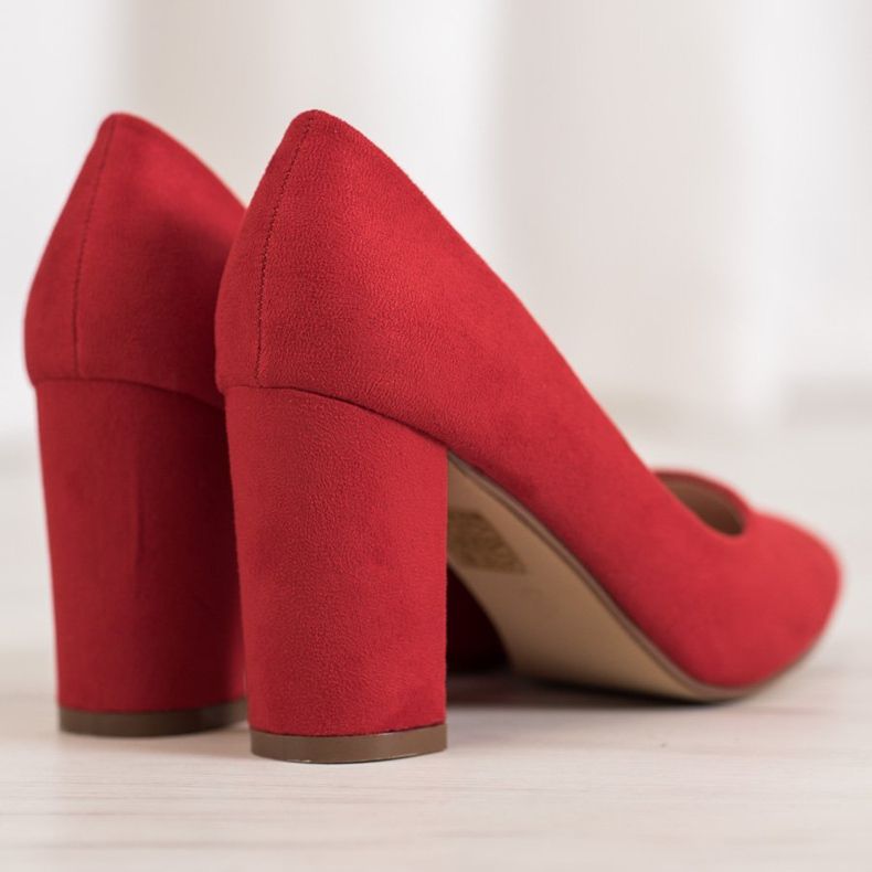 Ideal Shoes Červená Lodičky Na Vysokých Podpatcích červený 1