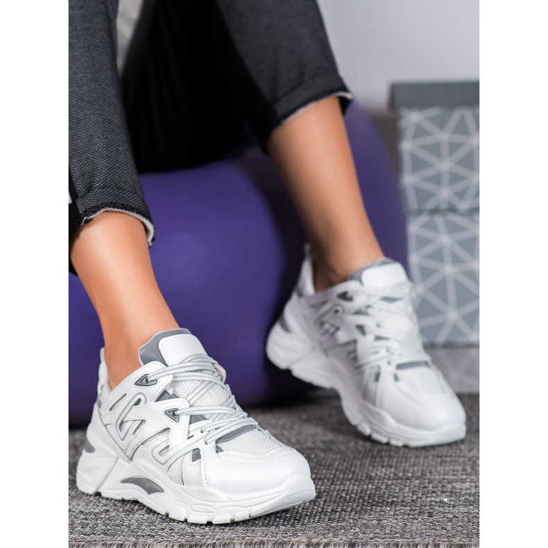 Small Swan Pohodlné tenisky od Eco Kůže šedá 1