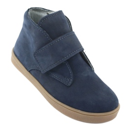 Boty na suchý zip Mazurek 1101 navy blue modrý 1