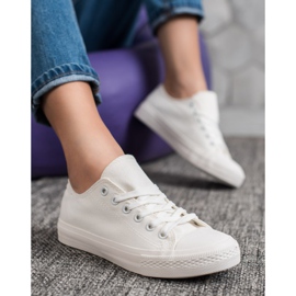 Fashion Klasické tenisky bílý 1