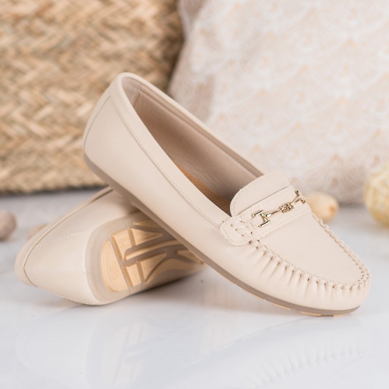 Fama Elegantní mokasíny hnědý 1